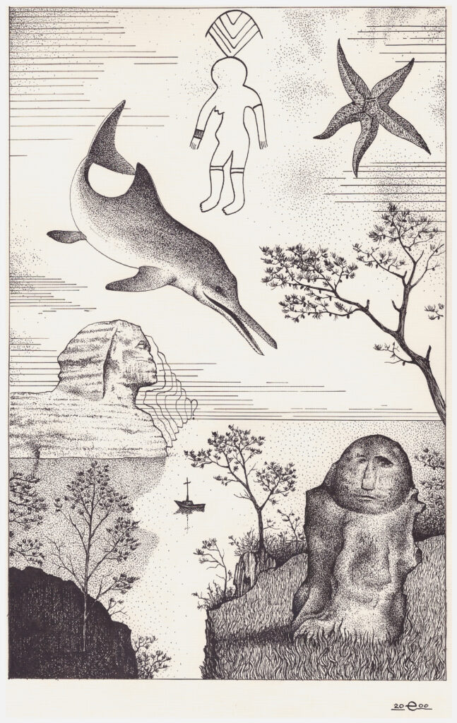 Природа - сфинкс... (иллюстрация к стихотворению Ф.Тютчева), 2000 г.